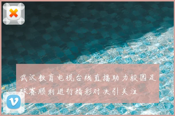 武汉教育电视台线直播助力校园足球赛顺利进行精彩对决引关注